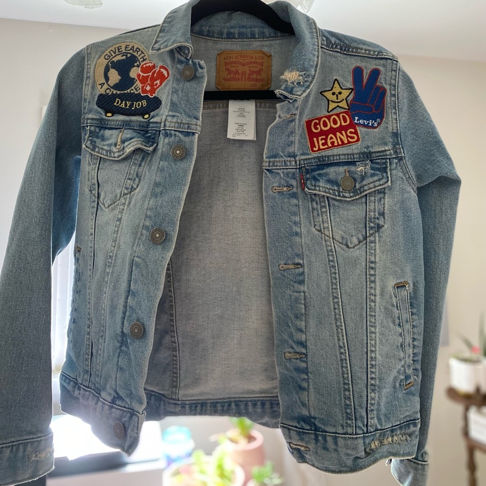 Vintage Levi Jacket with cool patches